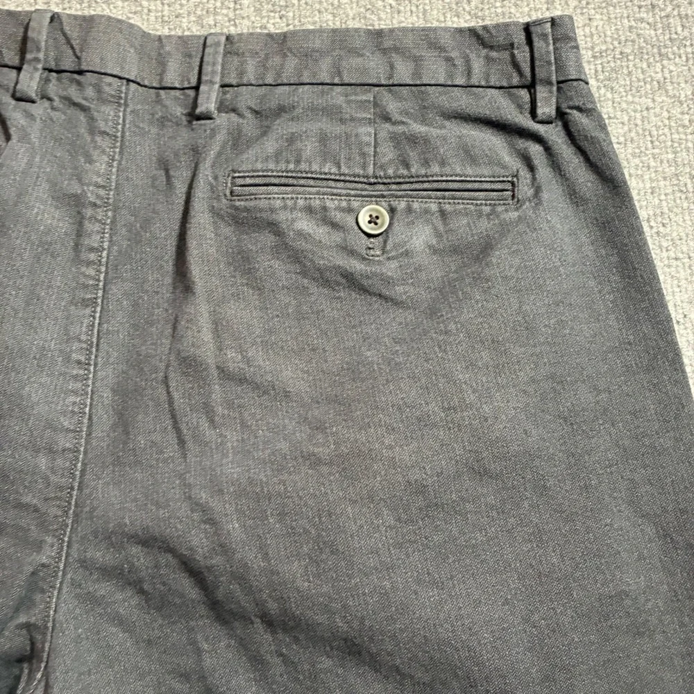 Banana Republic‎ Vintage Straight Pants Mens 36x34 Gray Cotton Chinos